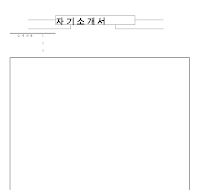 자기소개서 (7) 자기소개서 (7)
